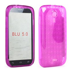 BLU Studio 5.0 TPU Gel Case (Hot Pink)